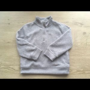 3T Janie and Jack fleece half zip sweater